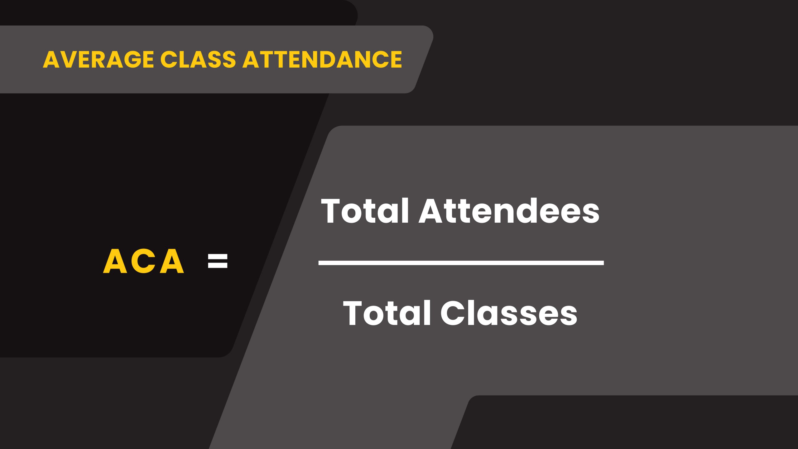 Average class attendance formula