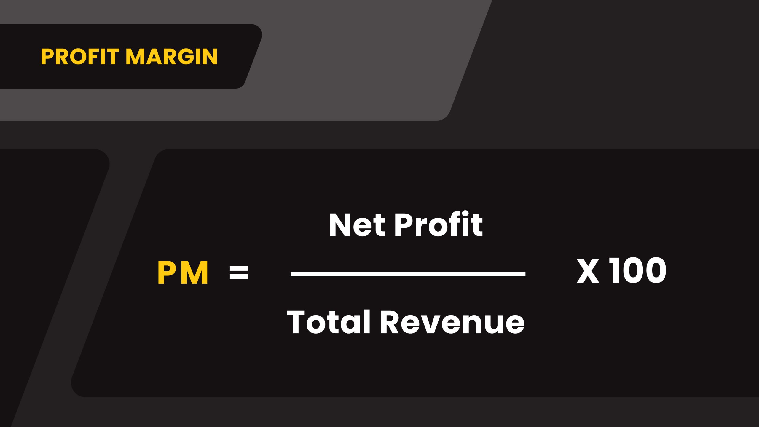 Profit margin formula