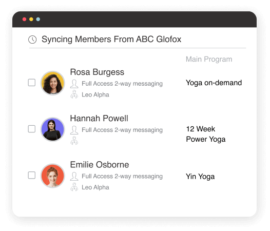 ABC Trainerize integration ABC Glofox