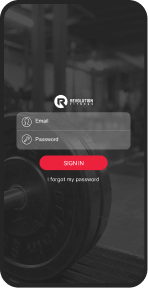 Custom branded app login screen