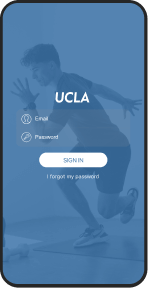 Custom branded app login screen