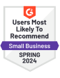 G2 Users Recommend Small Business 2024