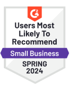 G2 Users Recommend Small Business 2024