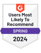 G2 Users Recommend Spring 2024